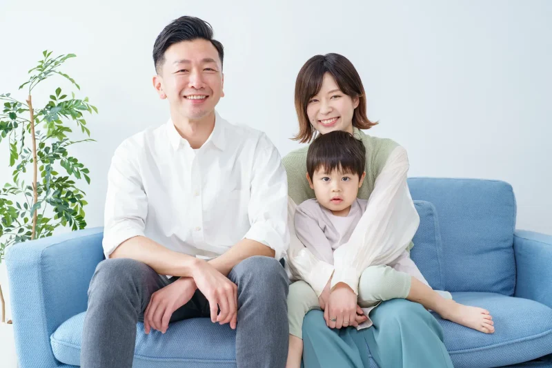 保護者の方と一緒に