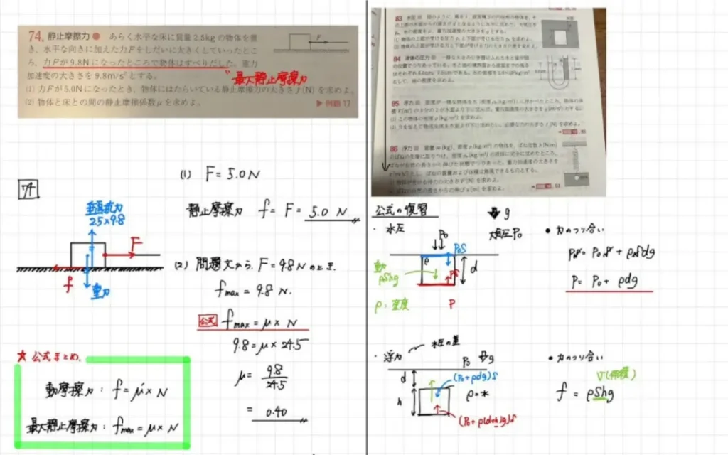 解説ノートの例